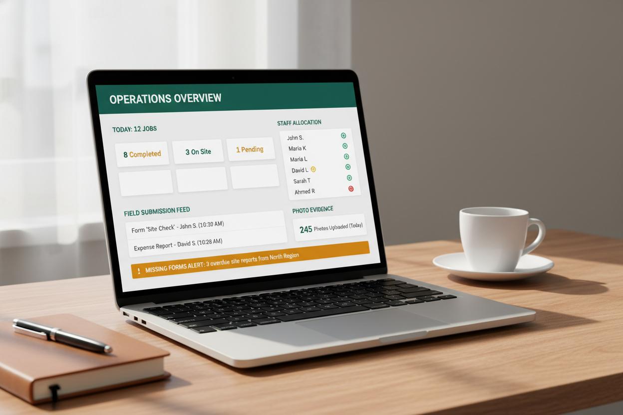 Illustrative field technology concept for Office Field Dashboards